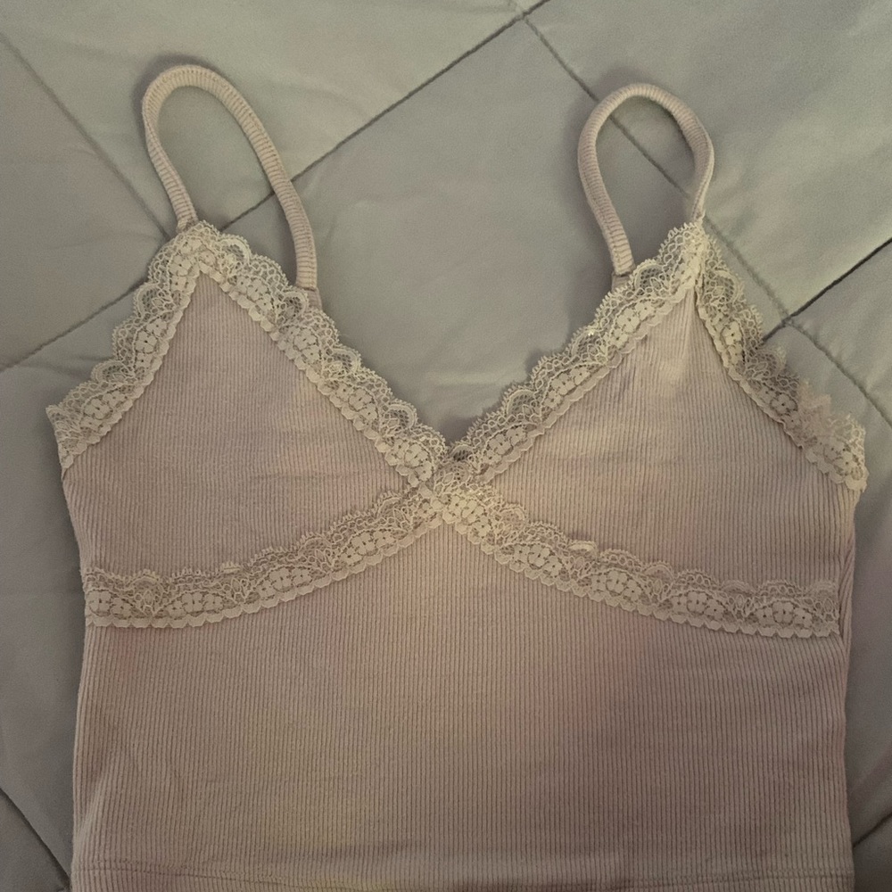 Lace crop top